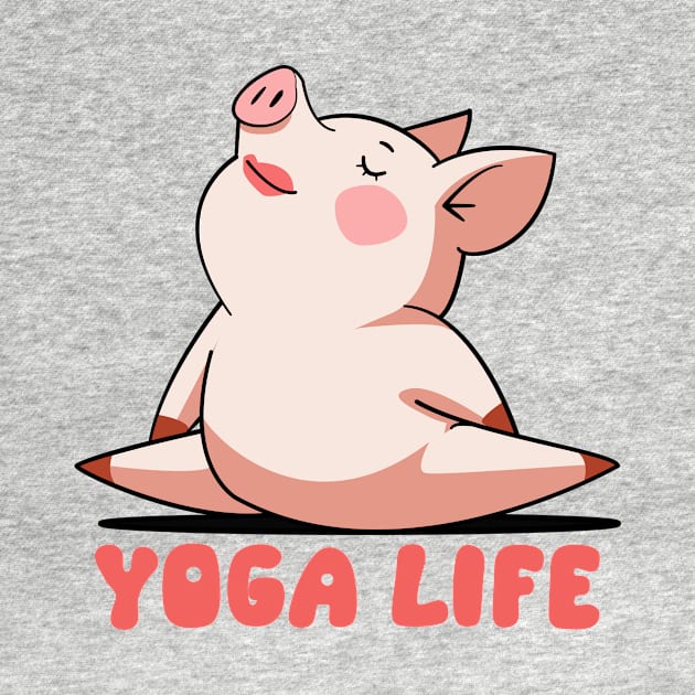 Zen Piggy - Yoga Life by Hemos Works